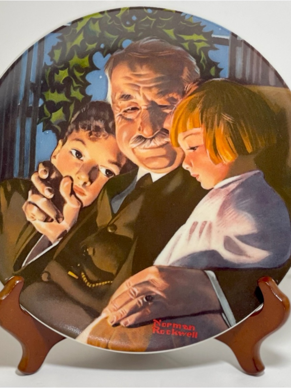 Vintage 1978 Norman Rockwell "Christmas Story" First Issue Plate